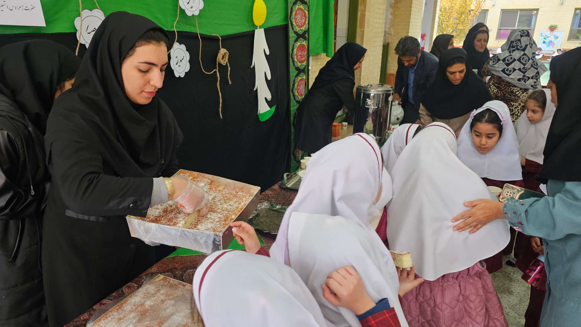 برپایی موکب به مناسبت شهادت حضرت فاطمه زهرا(س)